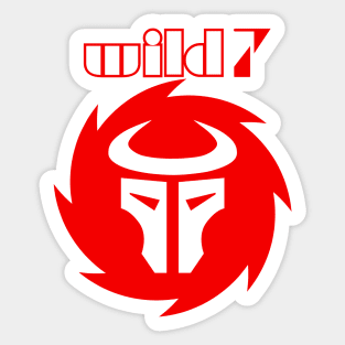 Wild 7 Sticker